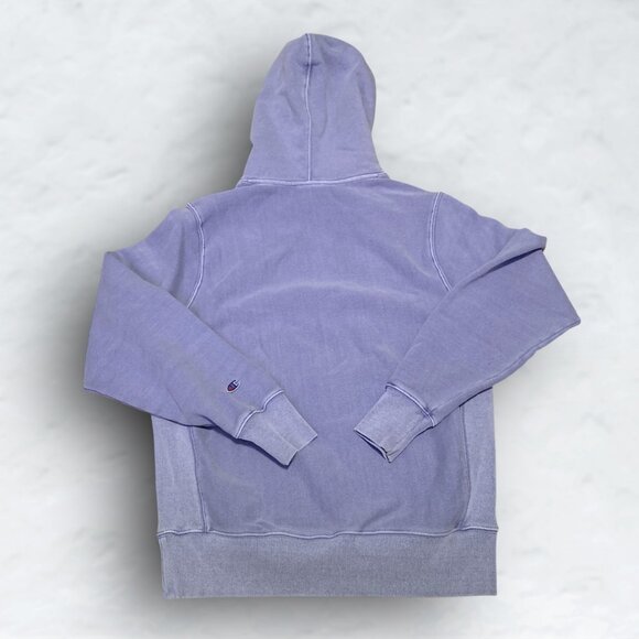 Champion Faded Heavyweight Reverse Weave Purple Hoodie - Picture 2 of 5